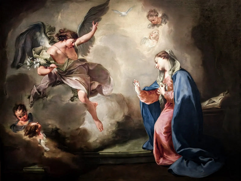 La Anunciación - Giovanni Battista Pittoni