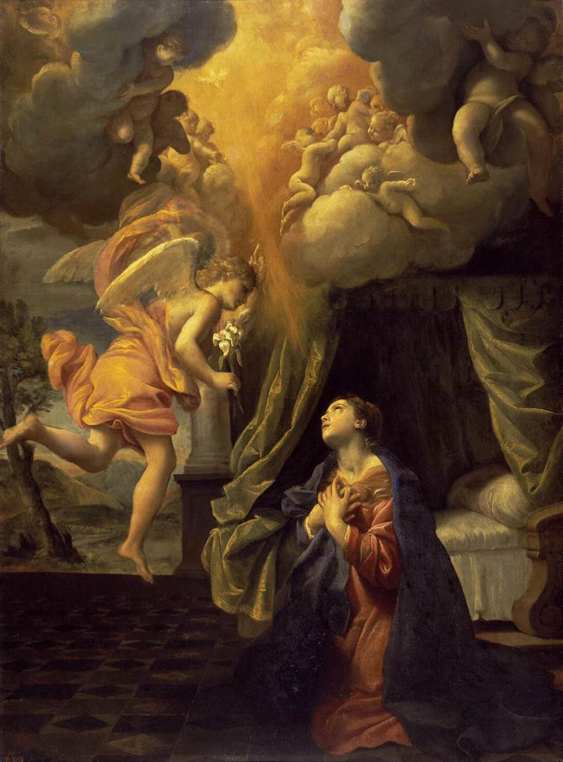 La Anunciación - Giovanni Lanfranco