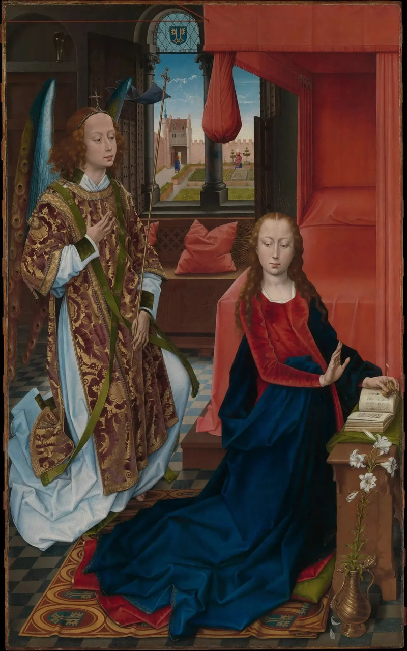 La Anunciación - Hans Memling