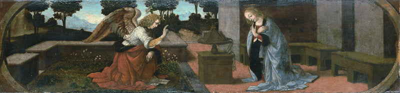 La Anunciación - Leonardo da Vinci
