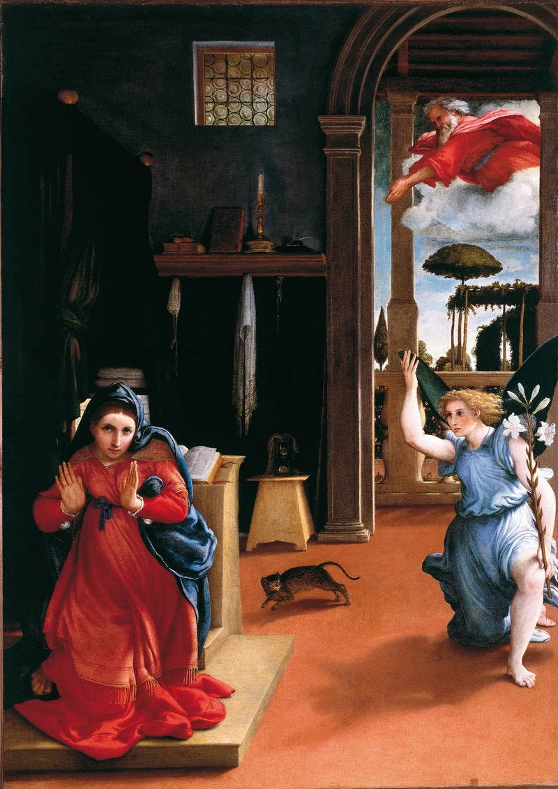 La Anunciación - Lorenzo Lotto