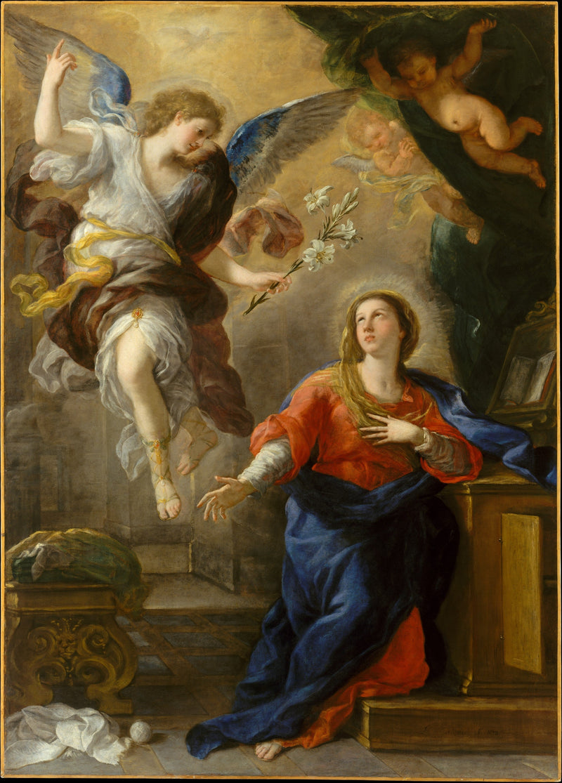 La Anunciación - Luca Giordano
