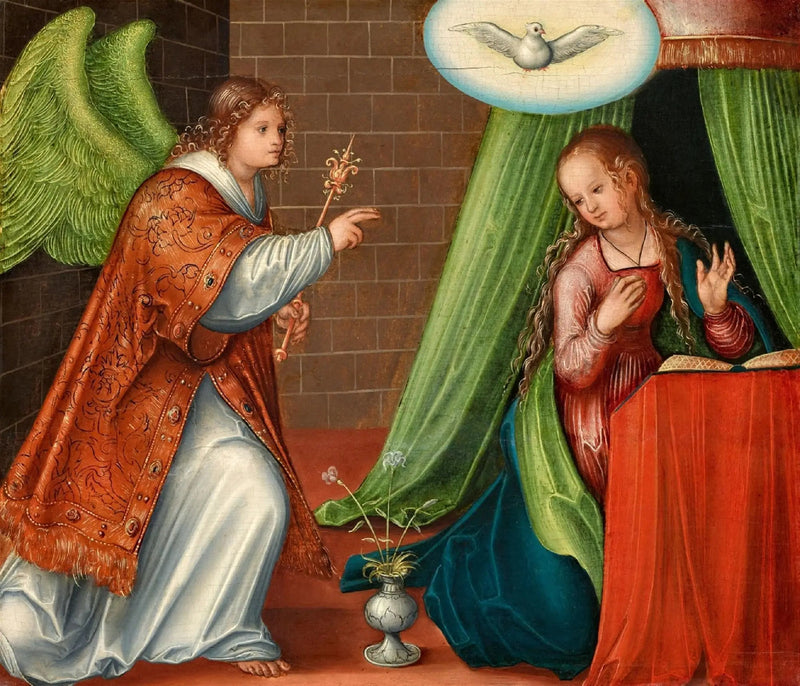 La Anunciación - Lucas Cranach el Viejo