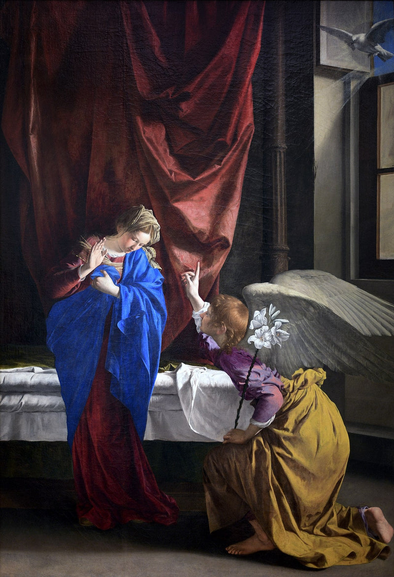 La Anunciación - Orazio Gentileschi