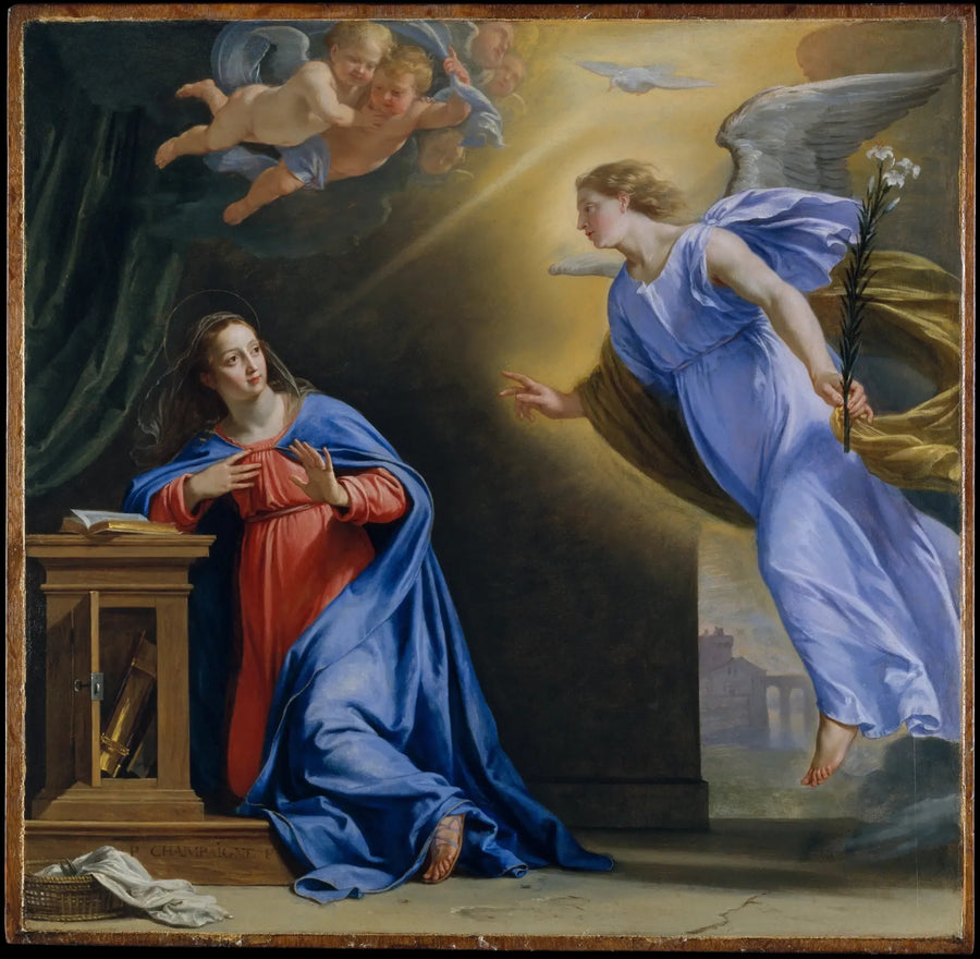 La Anunciación - Philippe de Champaigne