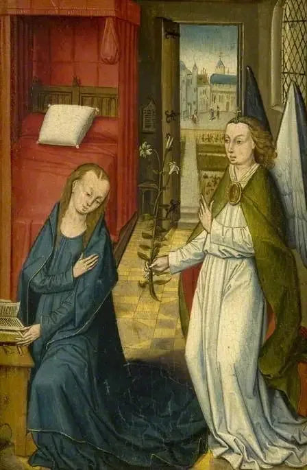 La Anunciación - Rogier van der Weyden