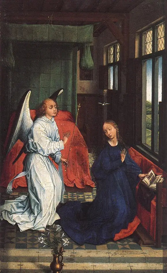 La Anunciación - Rogier van der Weyden