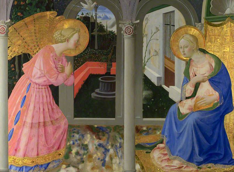 La Anunciación - Zanobi Strozzi