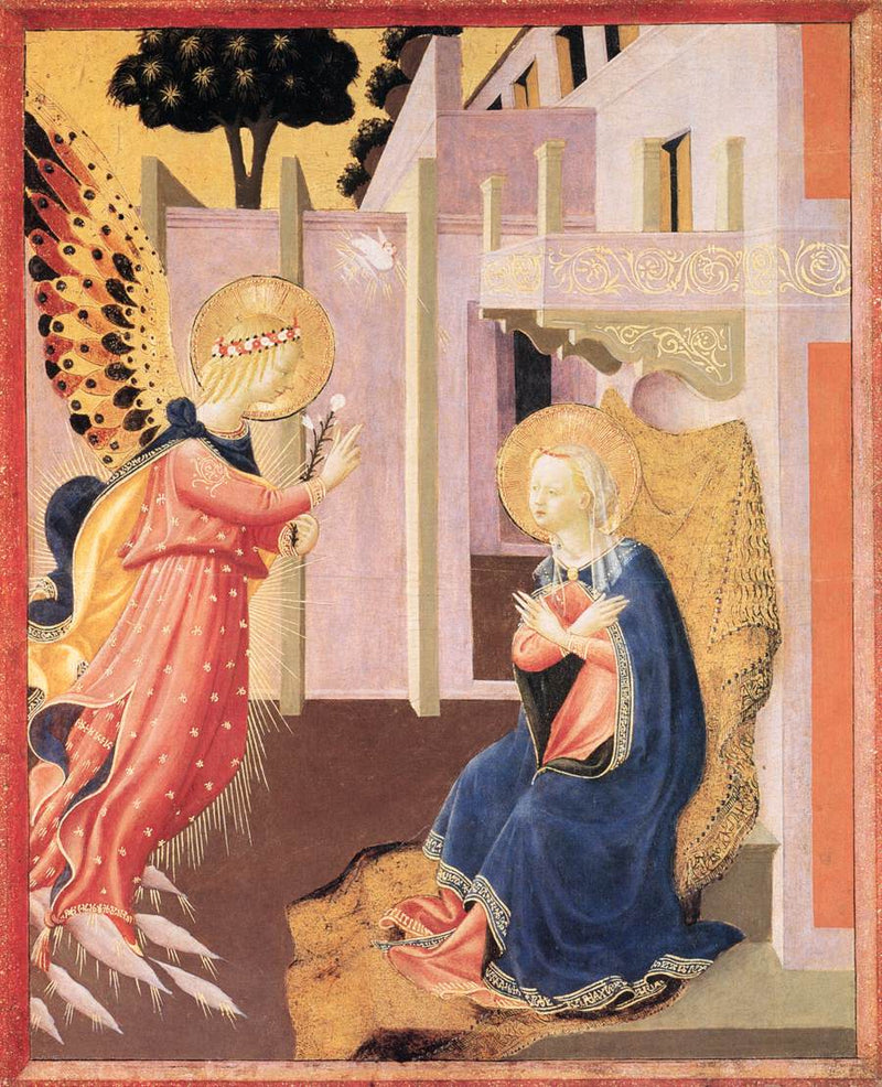 La Anunciación - Zanobi Strozzi