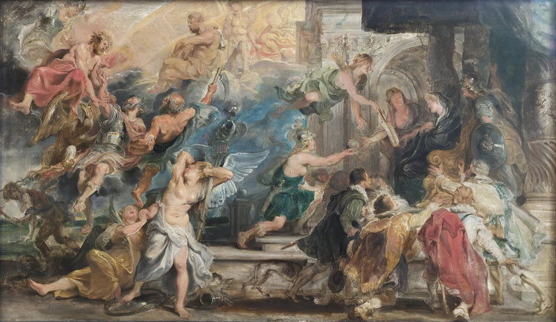 La apoteosis de Enrique IV (Múnich) - Peter Paul Rubens