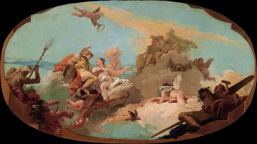 La apoteosis del almirante Vettor Pisani - Giovanni Battista Tiepolo
