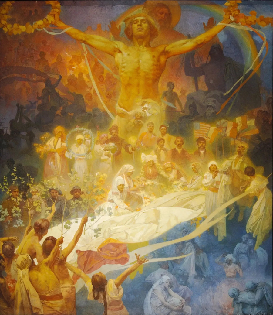 La Apoteosis de los esclavos - Alphonse Mucha