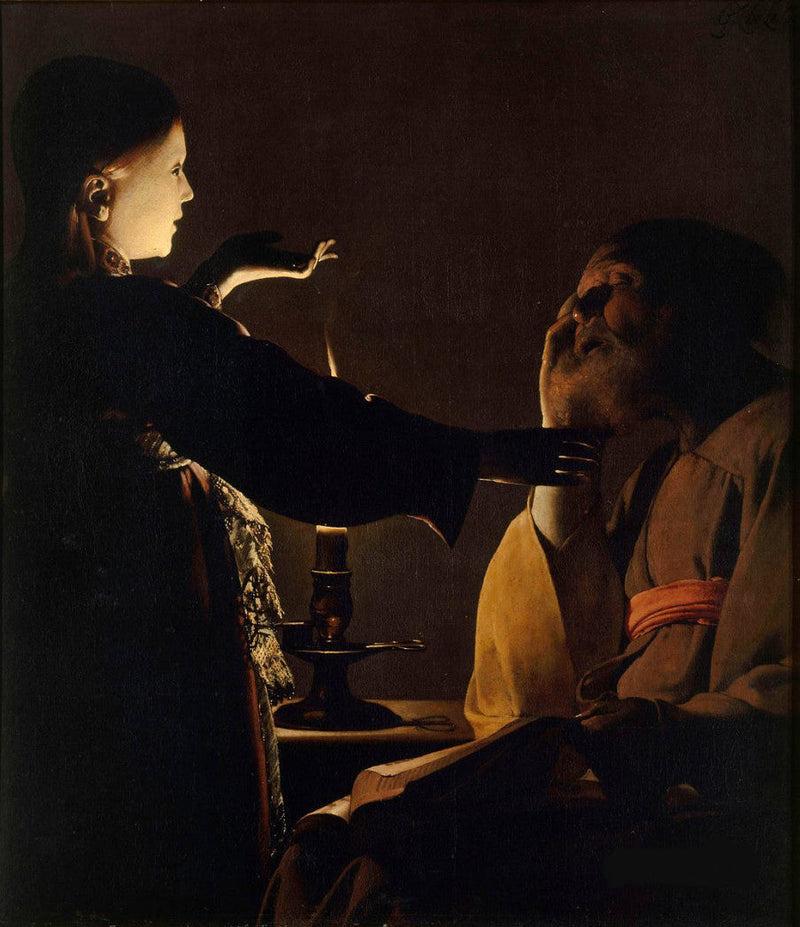La aparición del ángel a José - Georges de La Tour