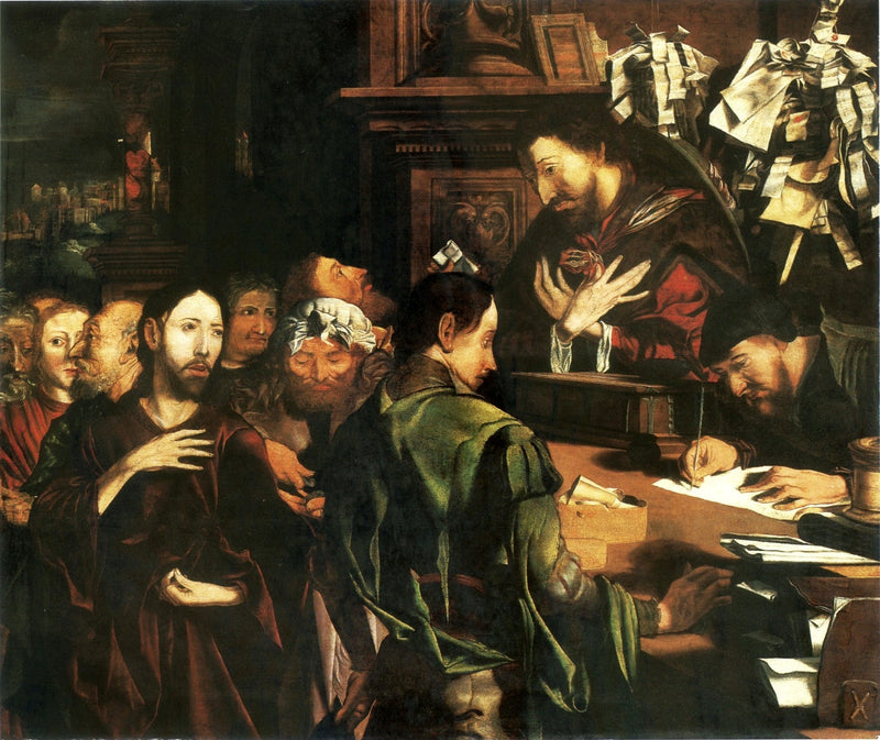El llamado de san Mateo. - Marinus van Reymerswale