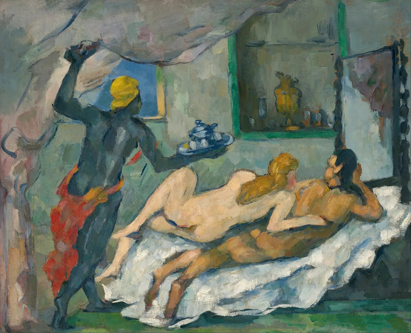 La Tarde en Nápoles - Paul Cézanne