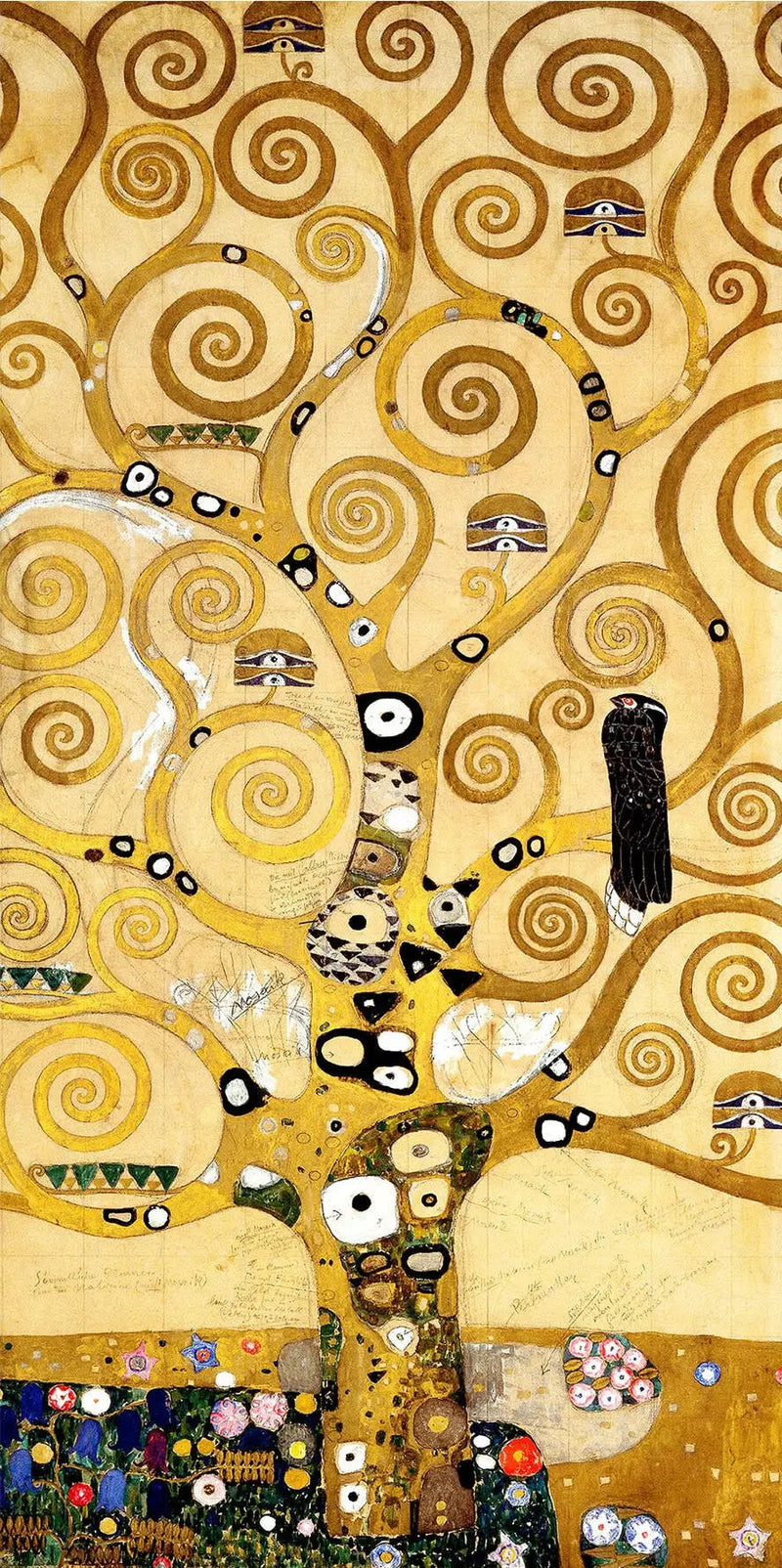 El Árbol de la Vida Central - Gustav Klimt