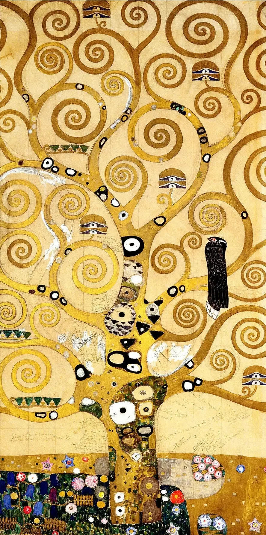 El Árbol de la Vida Central - Gustav Klimt