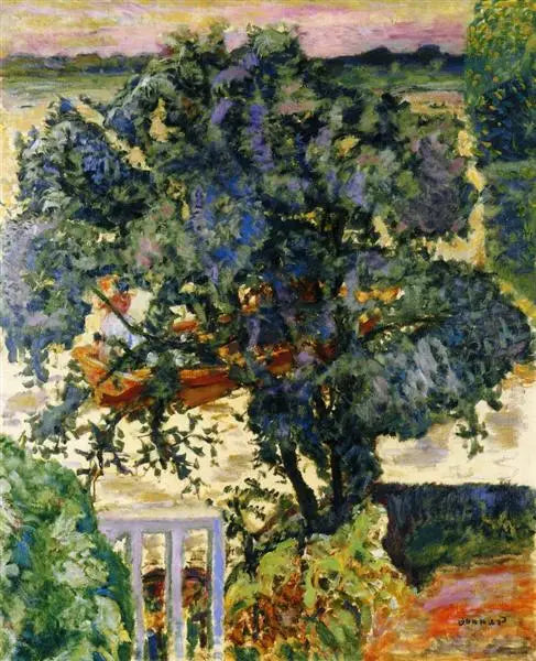 El árbol cerca del río - Pierre Bonnard