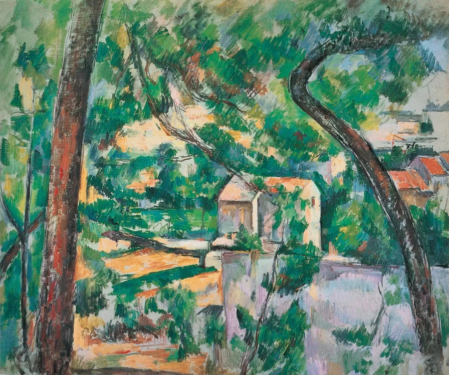 El Árbol torcido - Paul Cézanne