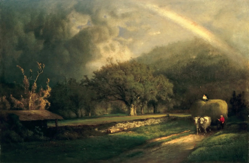 El arcoíris en las colinas de Berkshire - George Inness
