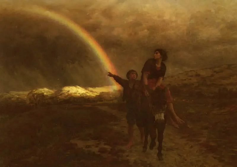 El arcoíris - Jules Breton
