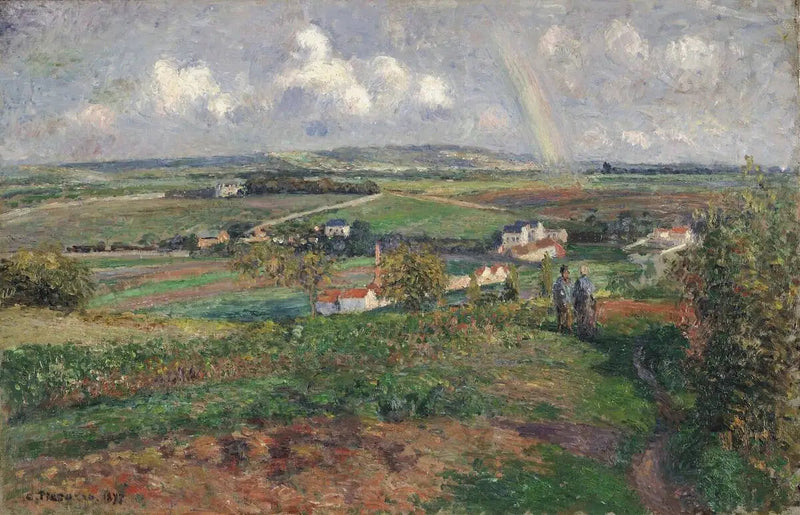 El Arcoíris, Pontoise - Camille Pissarro