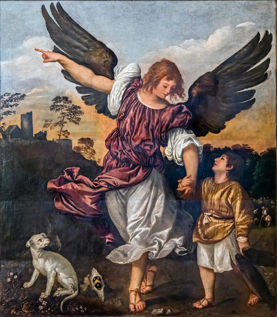 El Arcángel Rafael y Tobías - Titian