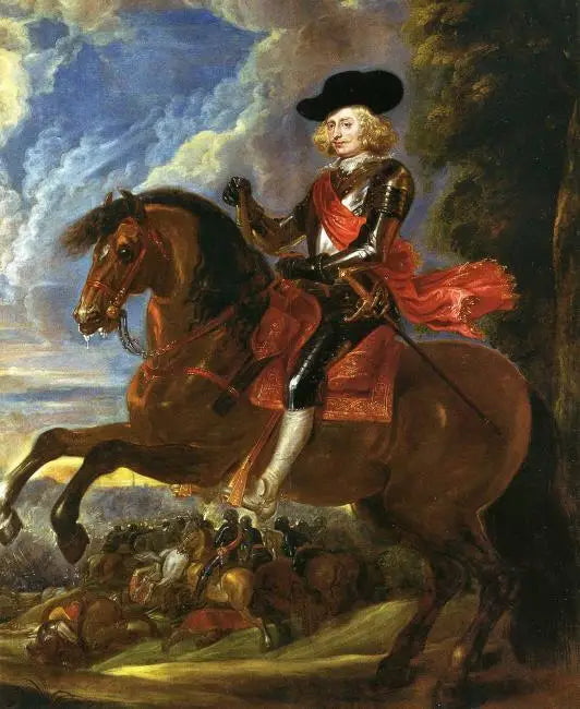 El archiduque Fernando a caballo - Peter Paul Rubens