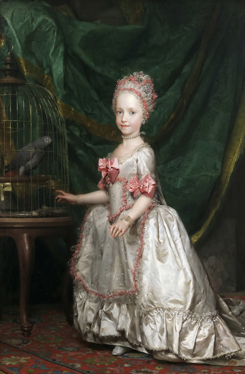 La archiduquesa María Teresa de Austria - Anton Raphael Mengs