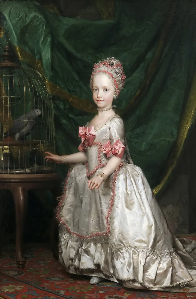 La archiduquesa María Teresa de Austria - Anton Raphael Mengs