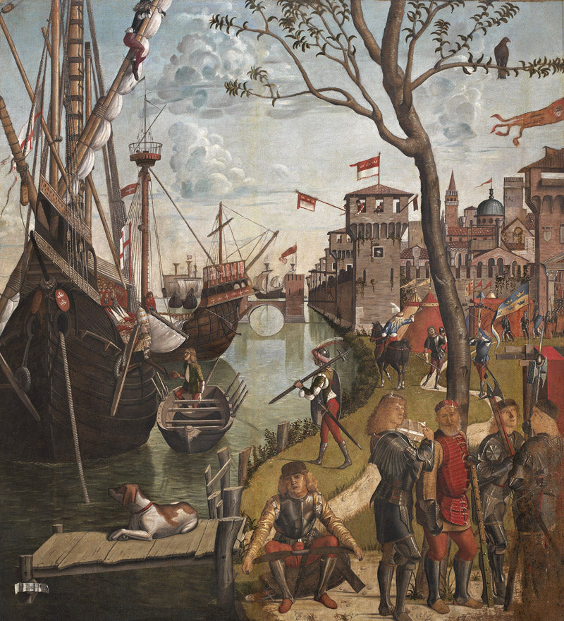 La llegada de los peregrinos a Colonia - Vittore Carpaccio