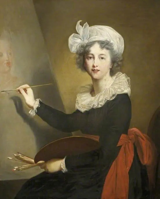 El artista en el trabajo (autorretrato) - Elisabeth Vigeé Le Brun