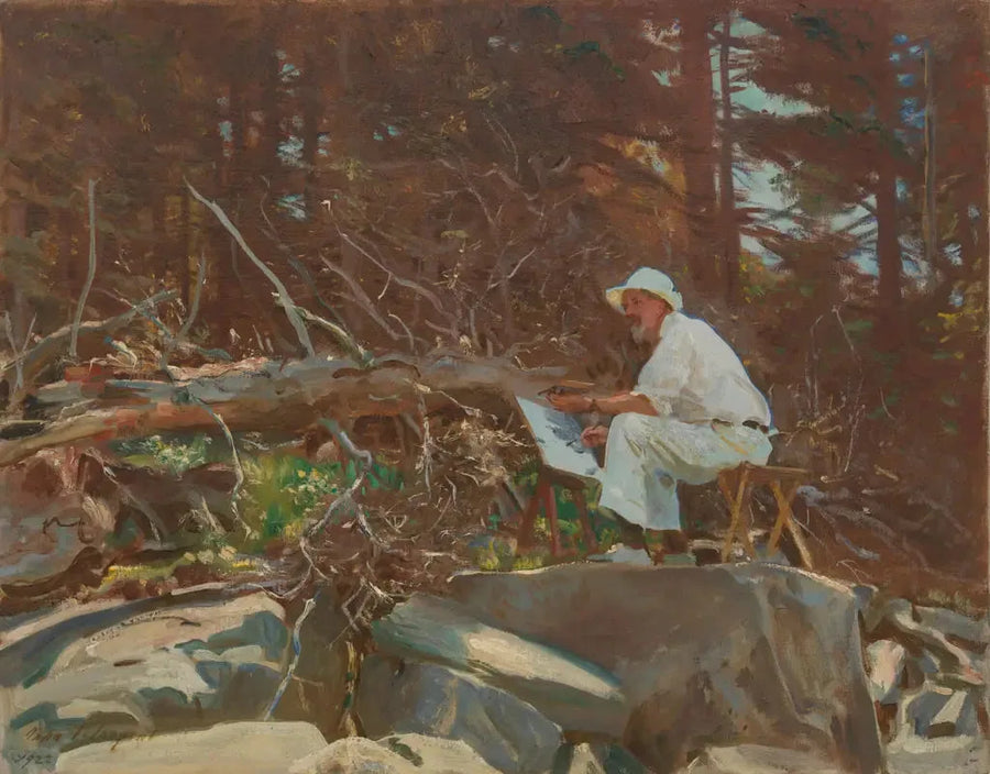 El artista esboza - John Singer Sargent