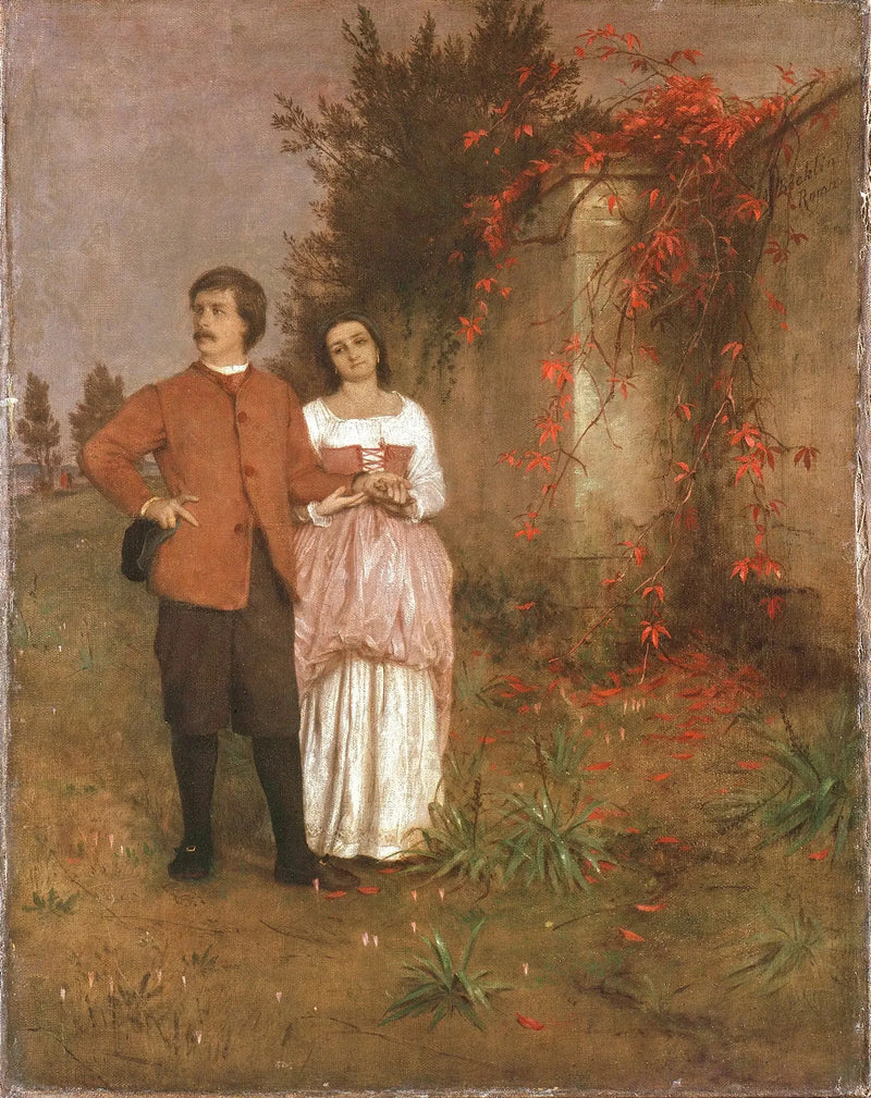 El artista y su esposa - Arnold Böcklin