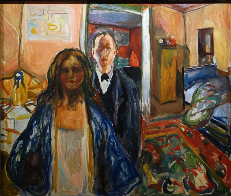 El Artista y su modelo - Edvard Munch