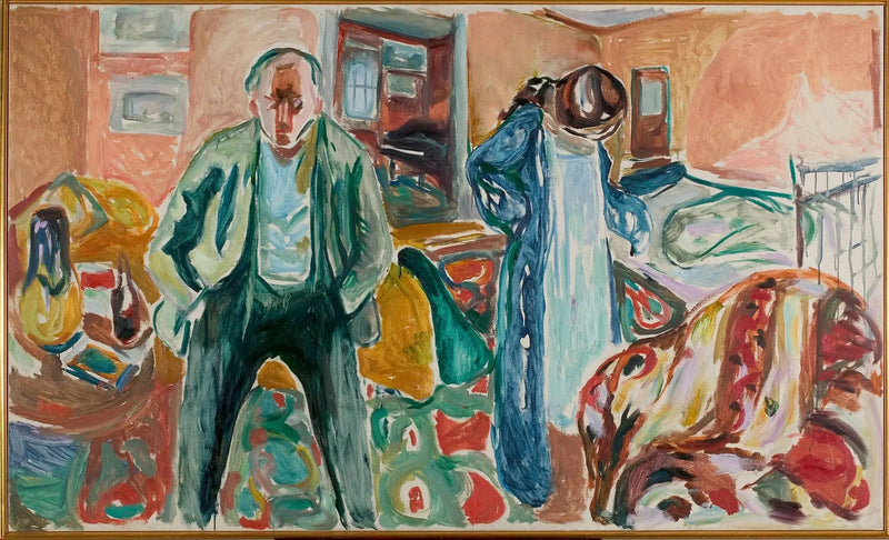 El Artista y su modelo - Edvard Munch