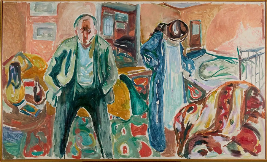 El Artista y su modelo - Edvard Munch