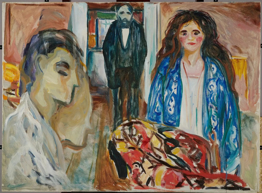 El Artista y su modelo. Celos - Edvard Munch