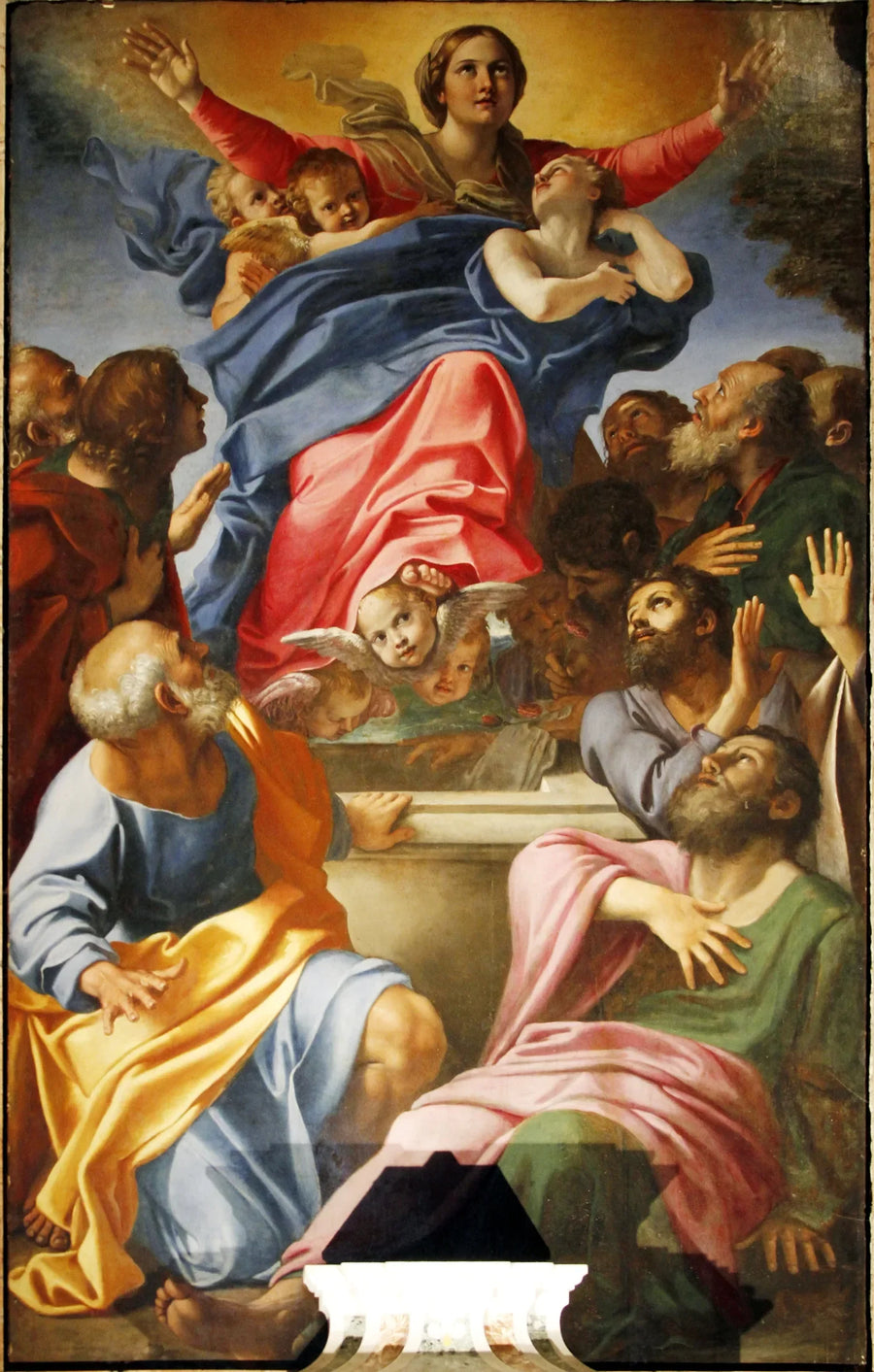 La Ascensión de la Virgen - Annibale Carracci