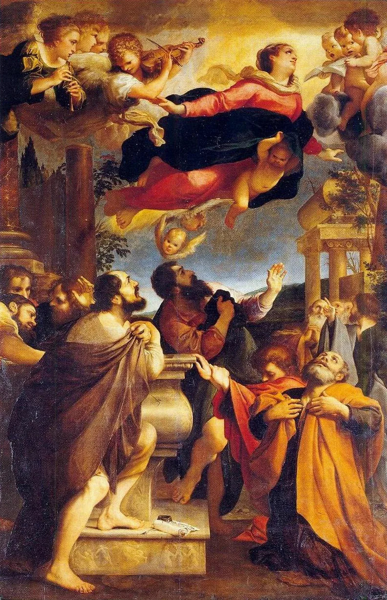 La Asunción de la Virgen - Annibale Carracci