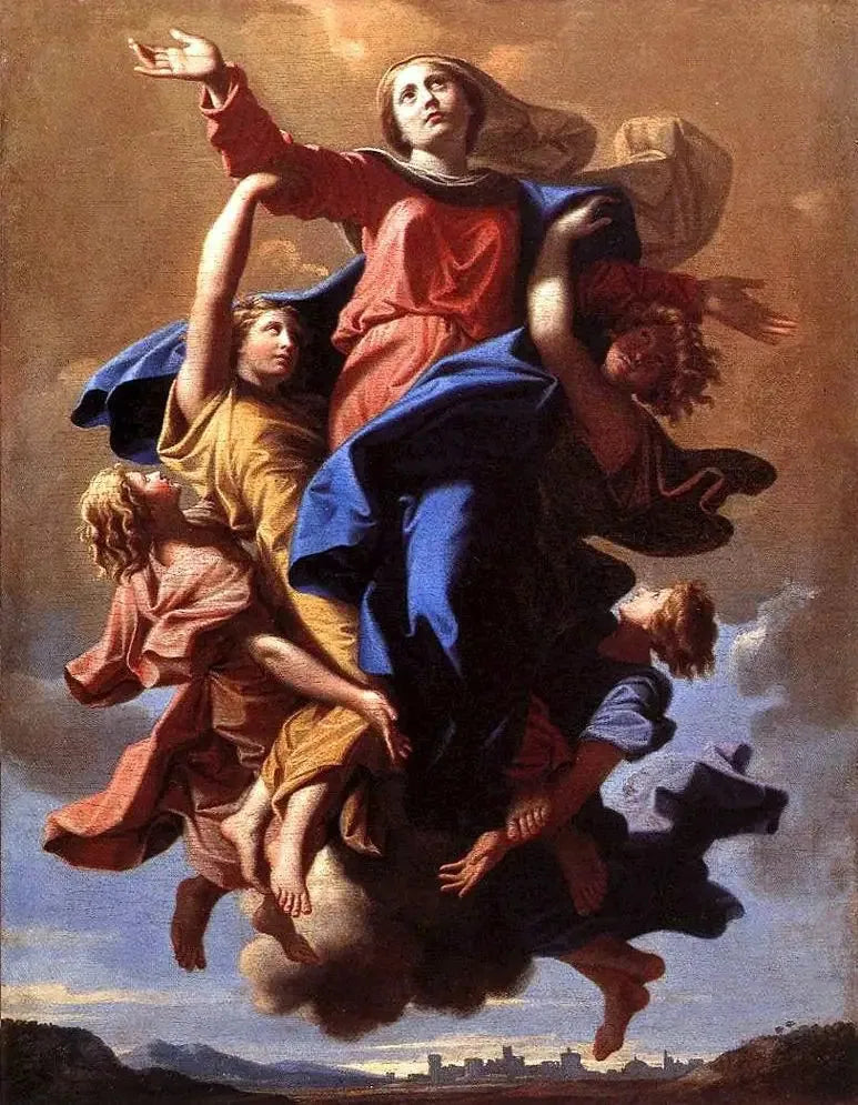La Anunciación de la Virgen - Nicolas Poussin