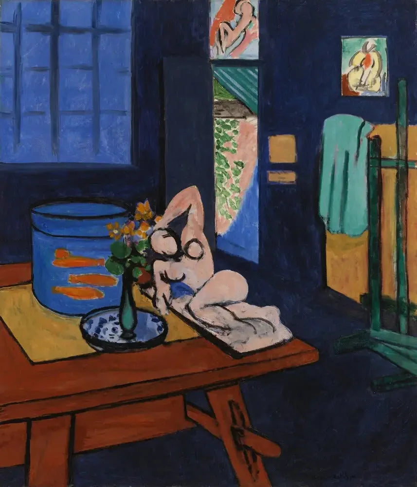 El taller de los peces rojos - Henri Matisse