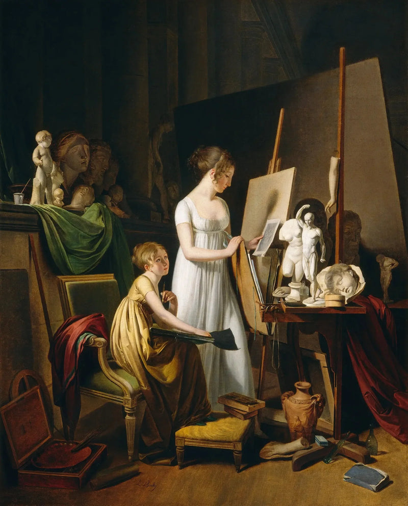 El taller de un pintor - Louis-Léopold Boilly