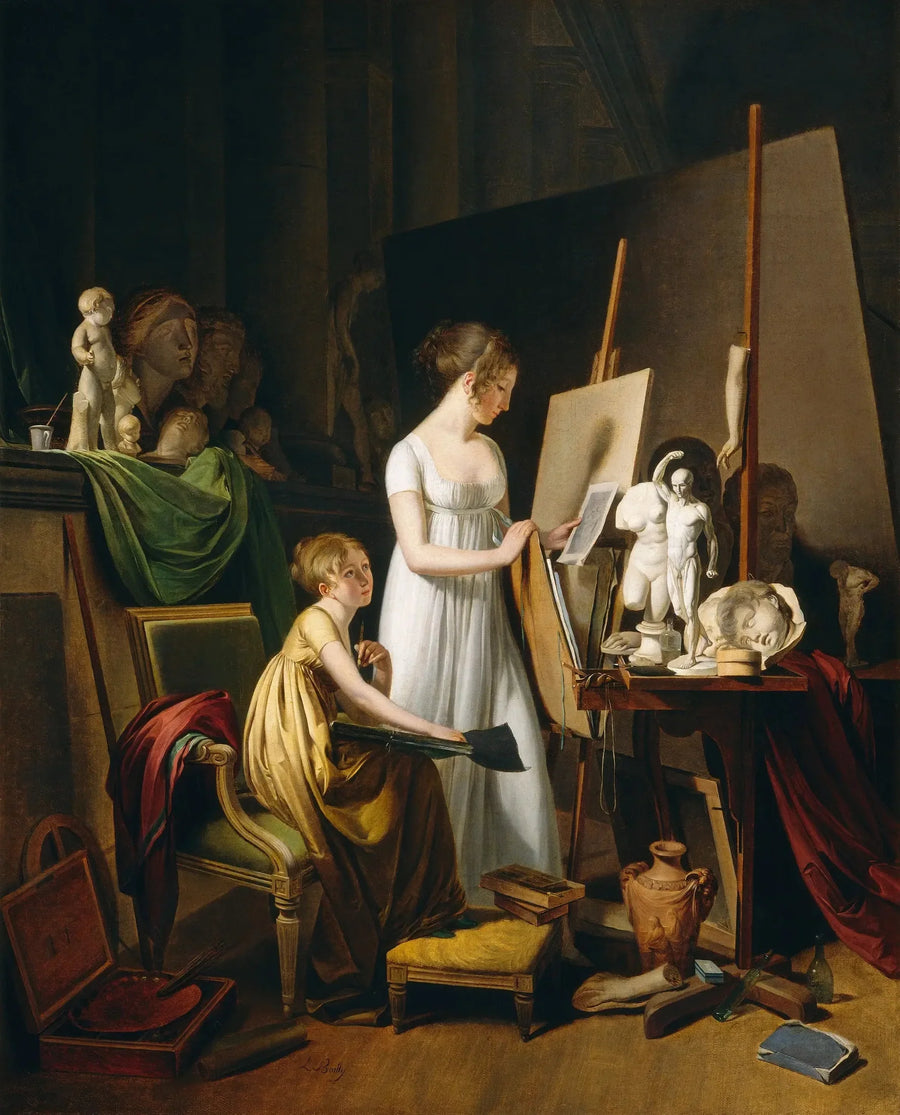 El taller de un pintor - Louis-Léopold Boilly