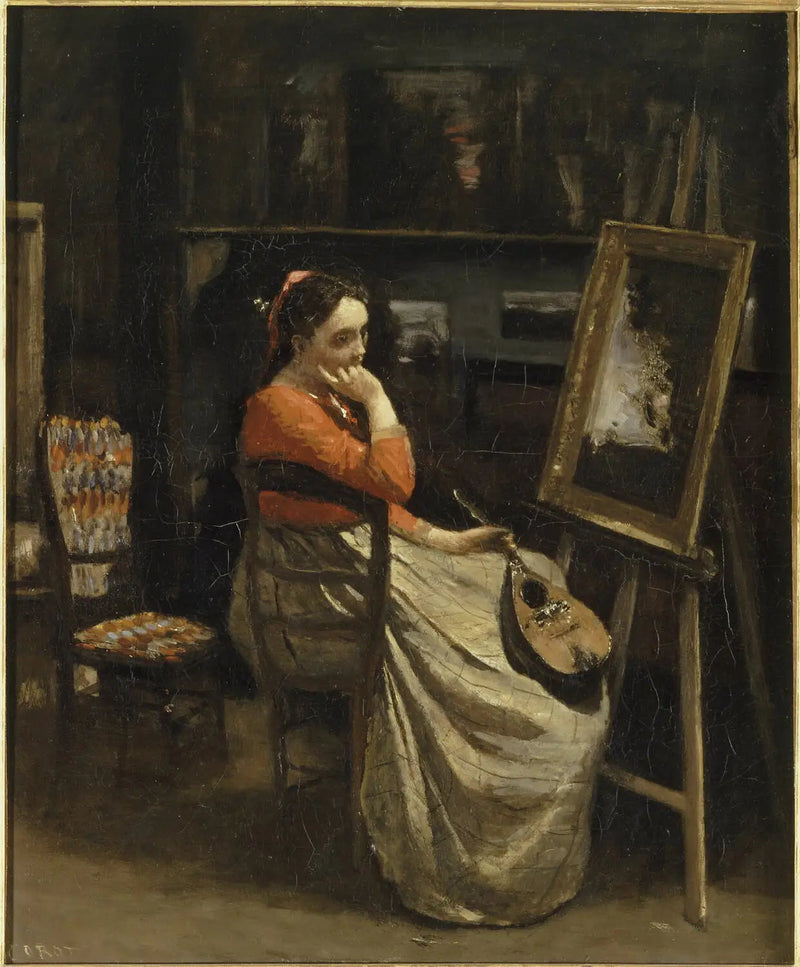 El taller de Corot - Jean-Baptiste Camille Corot