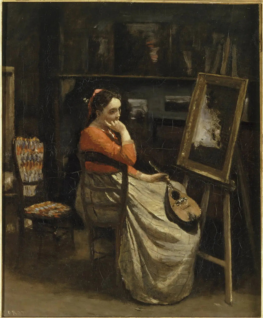 El taller de Corot - Jean-Baptiste Camille Corot