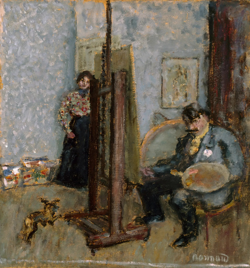 El taller del pintor - Pierre Bonnard
