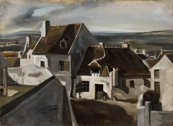 La posada de Montigny-les-Cormeilles - Jean-Baptiste Camille Corot