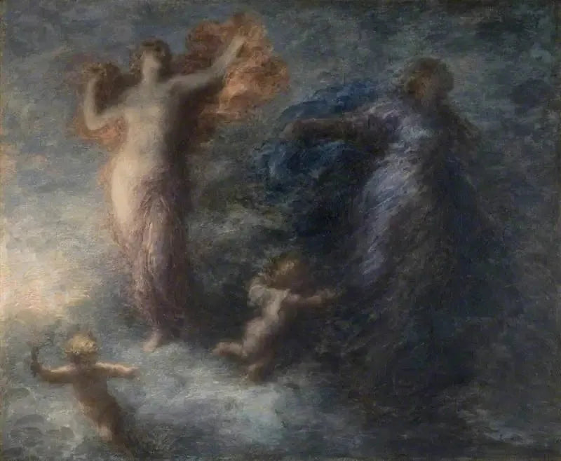 La Aurora y la Noche - Henri Fantin-Latour
