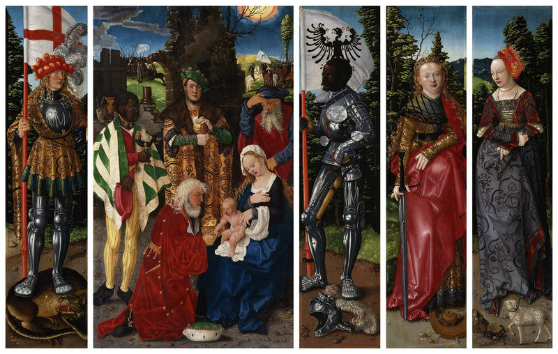 El altar de los tres reyes - Hans Baldung Grien
